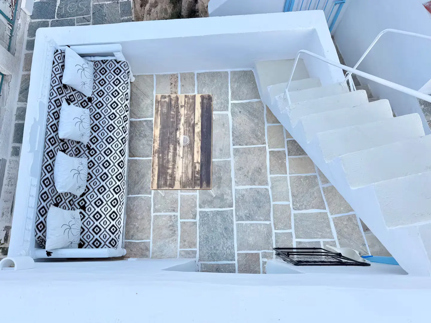 Windmills studio with rooftop terrace Courtyard