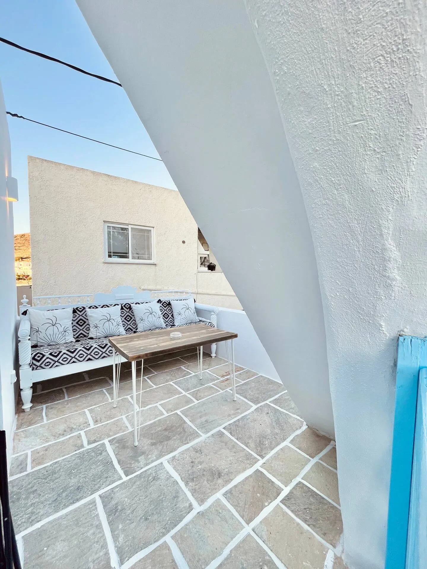 Windmills studio with rooftop terrace Courtyard